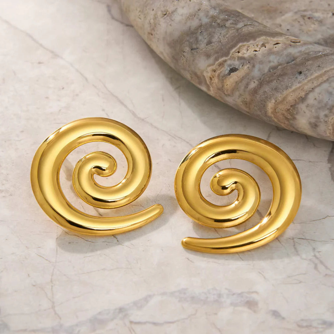 SPIRAL EARRINGS